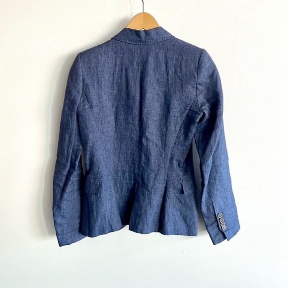 Zara Chambray Blazer - Picture 2 of 7
